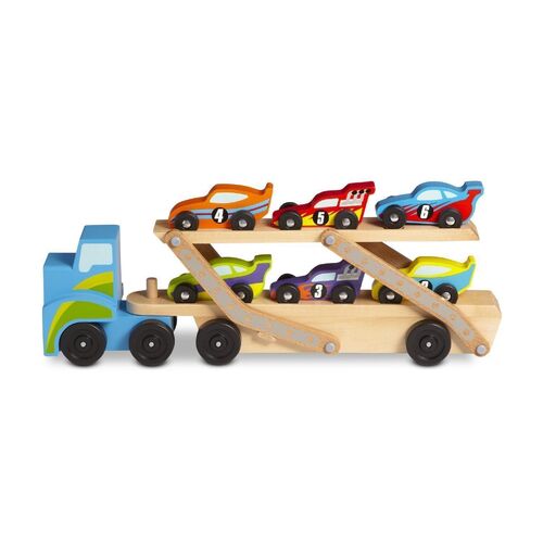 Melissa & Doug - Mega Race Car Carrier