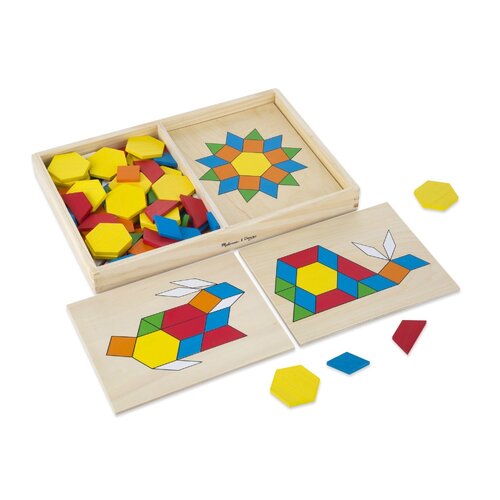 Melissa & Doug - Pattern Blocks And Boards