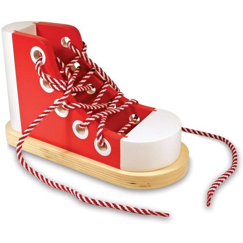 Melissa & Doug - Wooden Lacing Sneaker