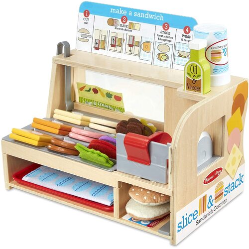 Melissa & Doug - Slice & Stack Sandwich Counter