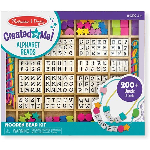 Melissa & Doug - Wooden Stringing Alphabet Beads