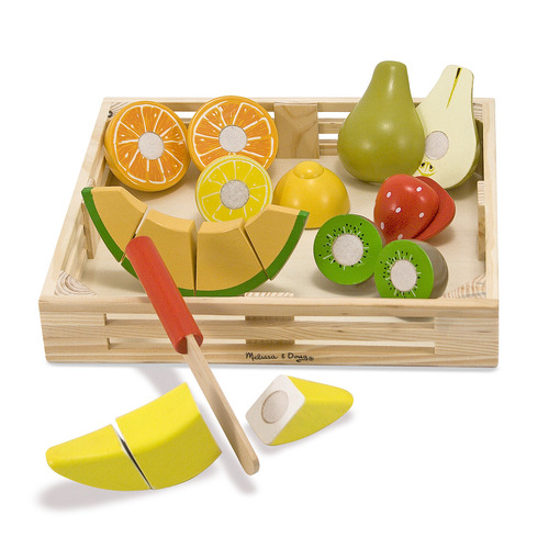 Melissa & Doug - Cutting Fruit Crate