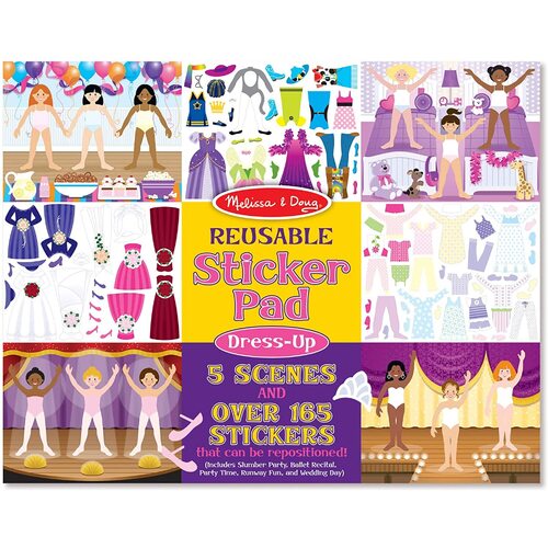 Melissa & Doug - Reusable Sticker Pad - Dress-Up