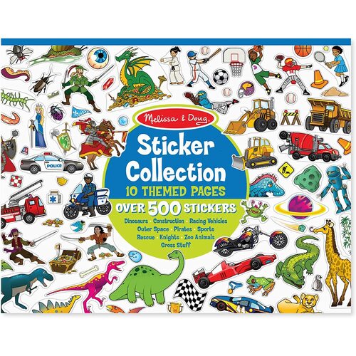 Melissa & Doug - Sticker Collection - Blue