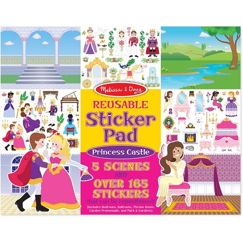 Melissa & Doug - Reusable Sticker Pad - Princess Castle