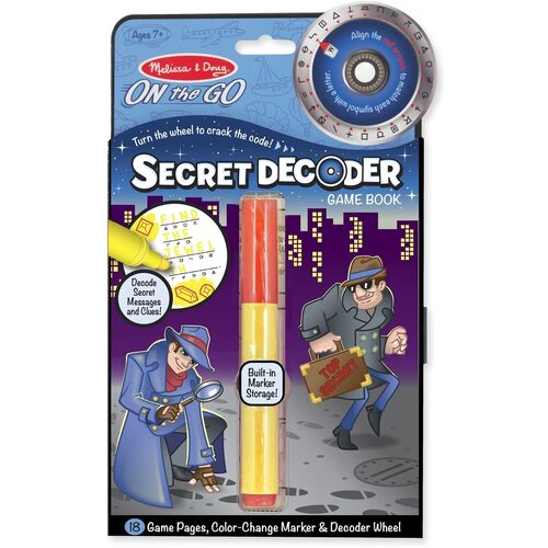 Melissa & Doug - On The Go - Secret Decoder - Game Book