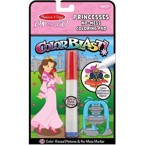 Melissa & Doug - On The Go - Color Blast! - Princesses