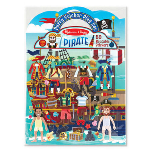 Melissa & Doug - Reusable Puffy Sticker Play Set - Pirate