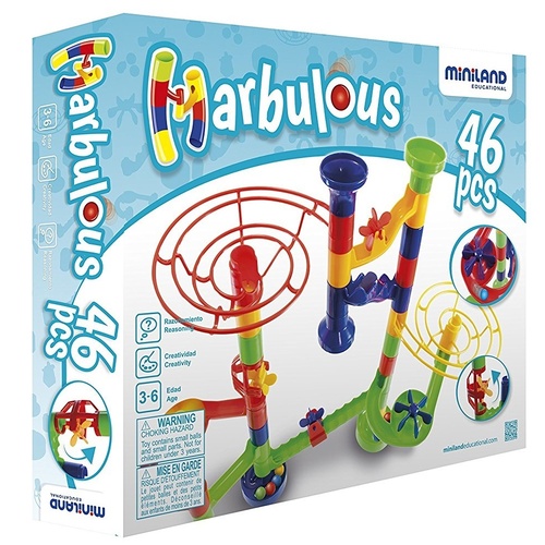 Miniland - Marbulous Marble Run 46pc