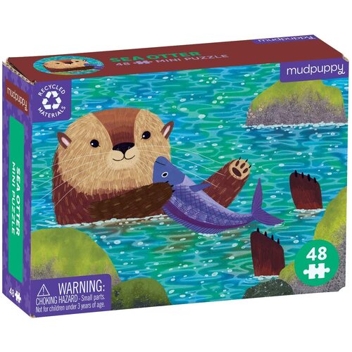 Mudpuppy - Mini Puzzle Sea Otter 48pc