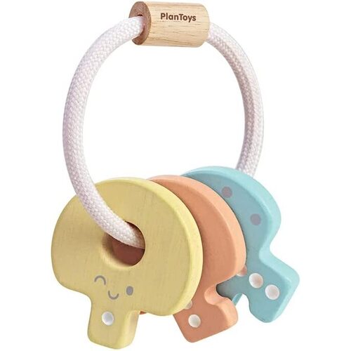 PlanToys - Key Rattle - Pastel