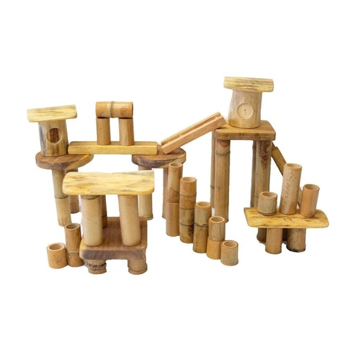 Qtoys - Bamboo Building Set 50pc