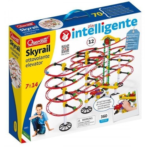 Quercetti - Skyrail Ottovolante Elevator Marble Run 360pc