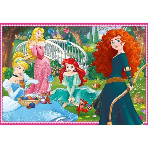 Ravensburger - Disney in the World of Princesses Puzzle 2x12pc