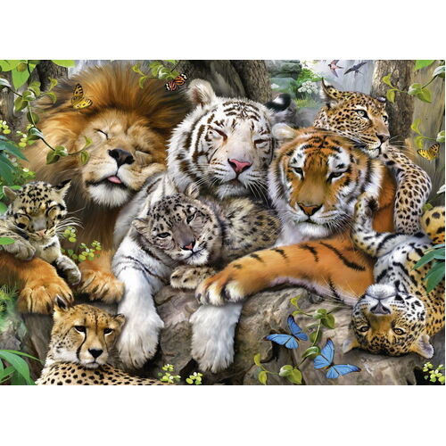 Ravensburger - Big Cat Nap Puzzle 200pc 