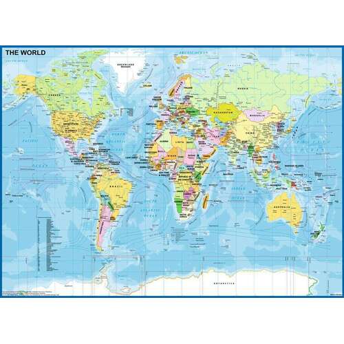 Ravensburger - Map of the World Puzzle 200pc