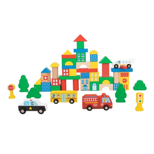 Tooky Toy - City Block 50pc